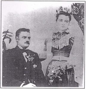 Harry with his first wife, Adelgunda Miesel, 1899